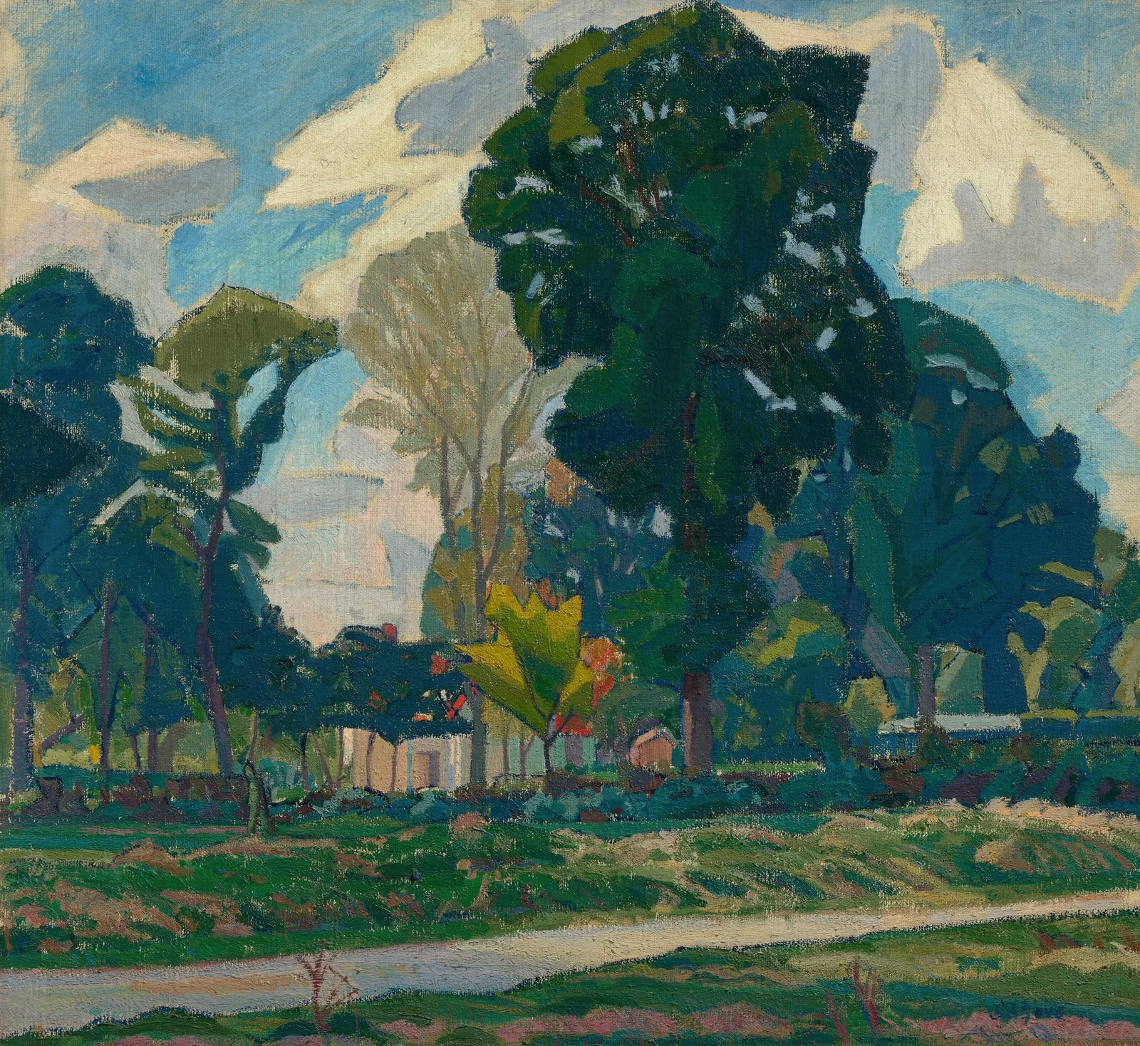 Crofts Lane, Letchworth av Spencer Frederick Gore