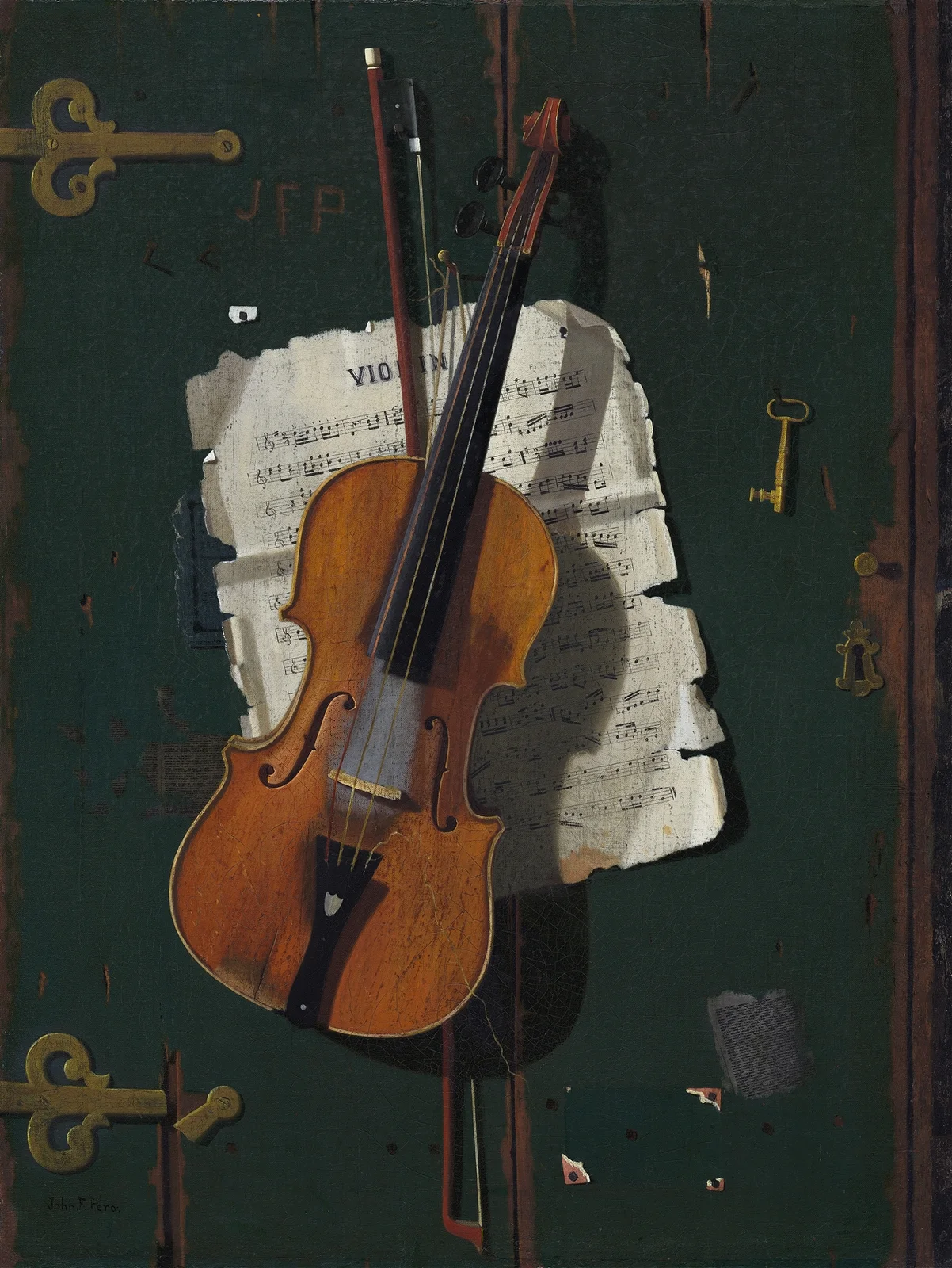 The Old Violin av John Frederick Peto