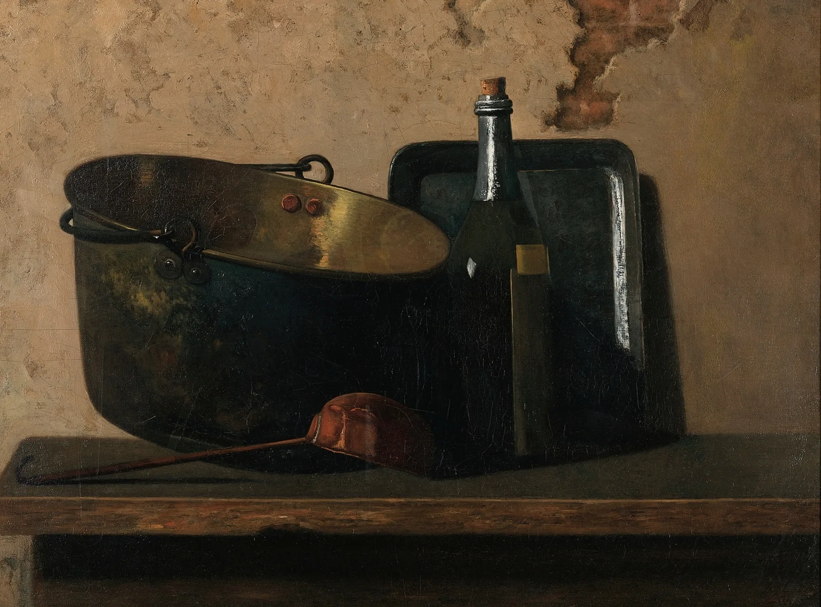 Wine And Brass Stewing Kettle (Preparation Of French Potage) av John Frederick Peto