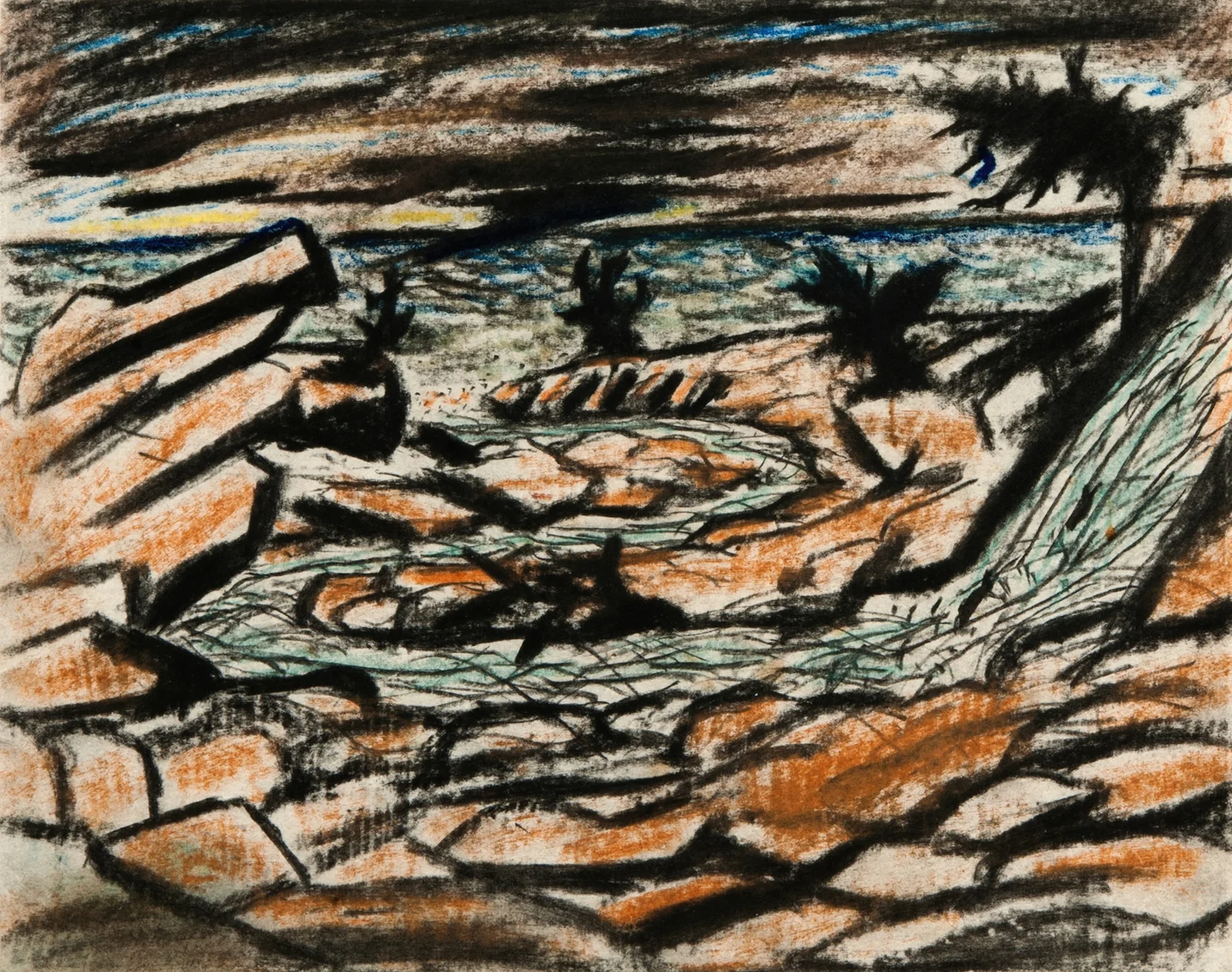 Coast Landscape av Carl Fredrik Hill