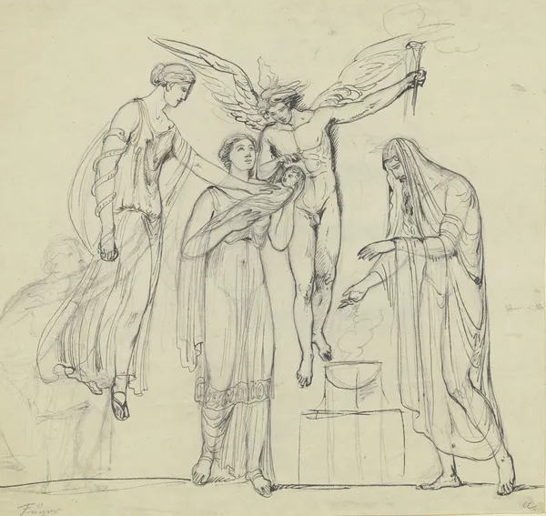 Mythological scene av Heinrich Friedrich Füger