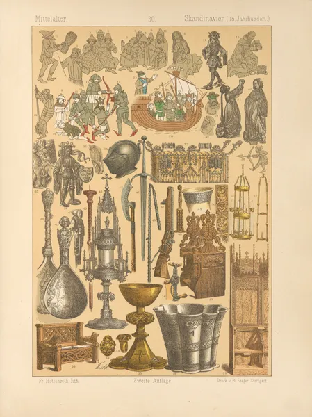 Skandinavier av Friedrich Hottenroth