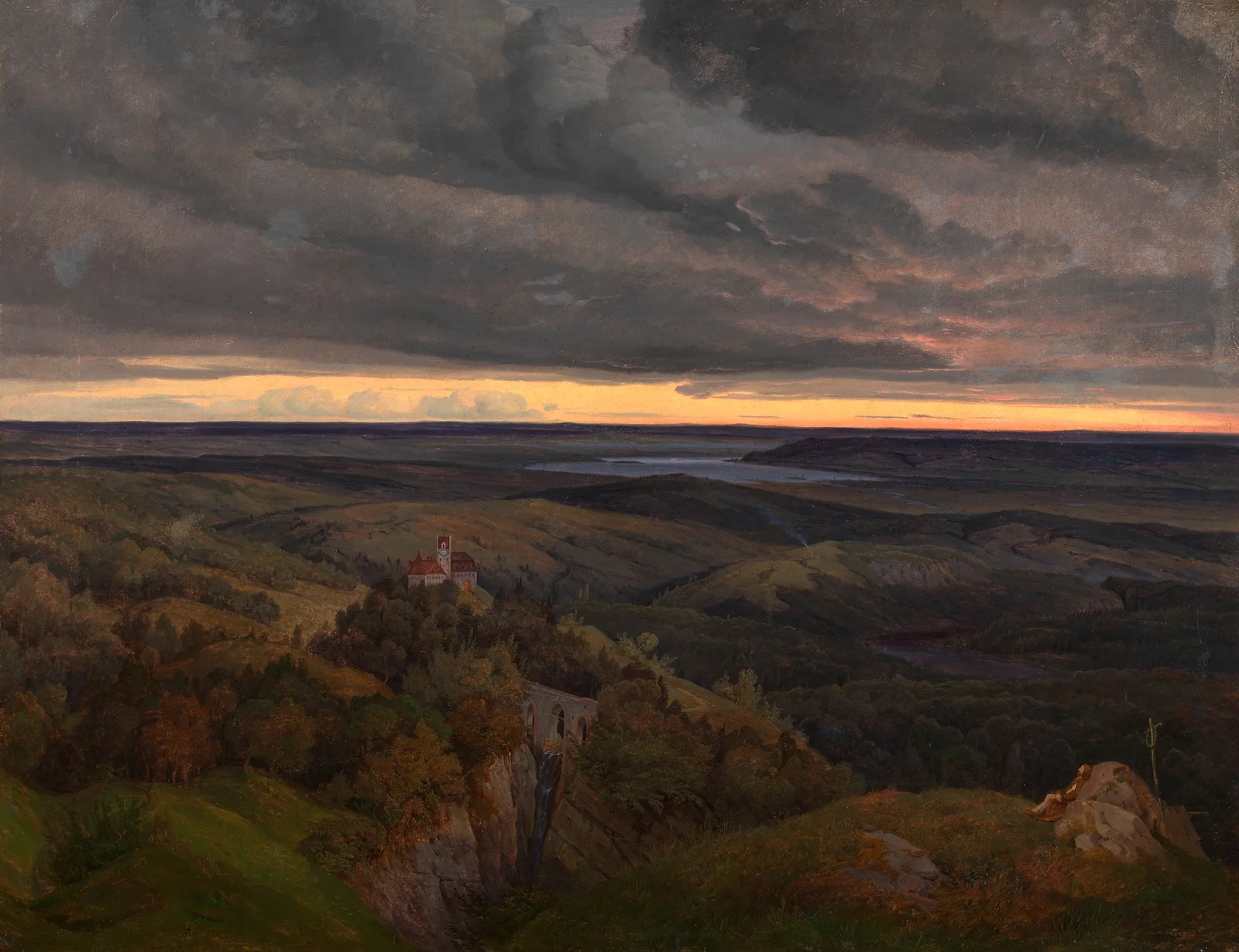 Eifellandschaft av Karl Friedrich Lessing
