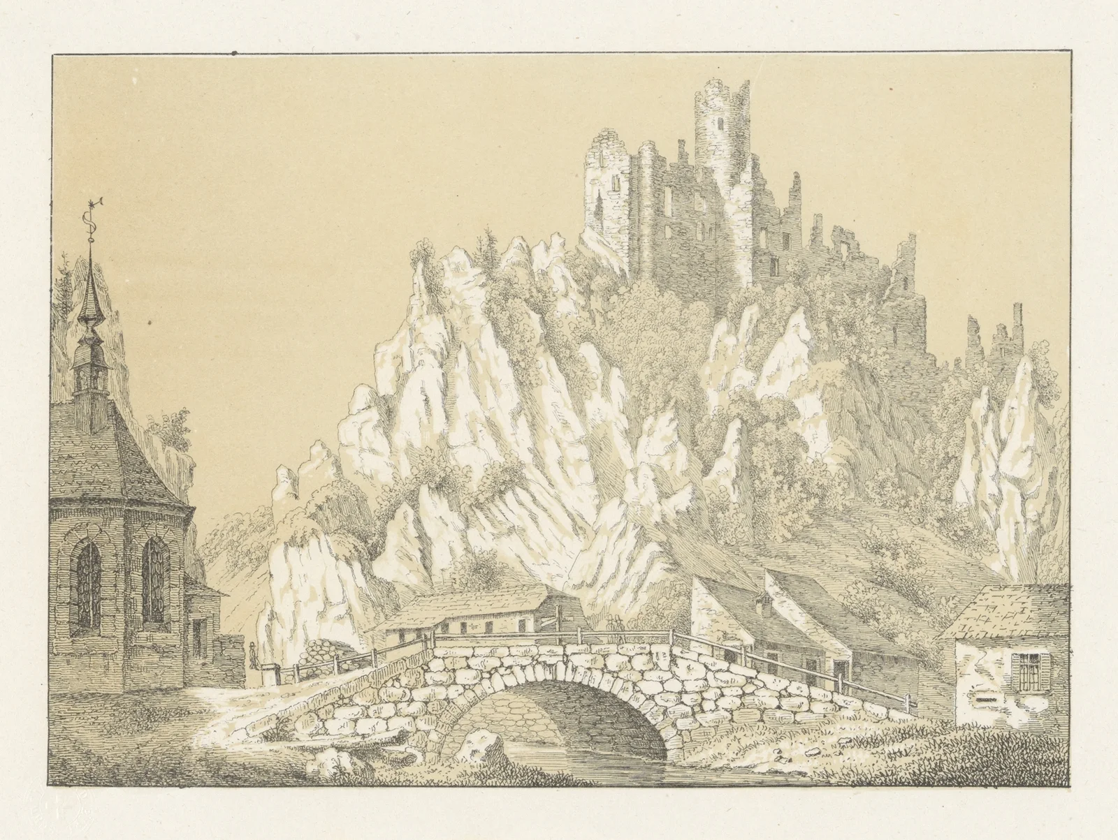 Falkenstein av Johann Friedrich Wagner
