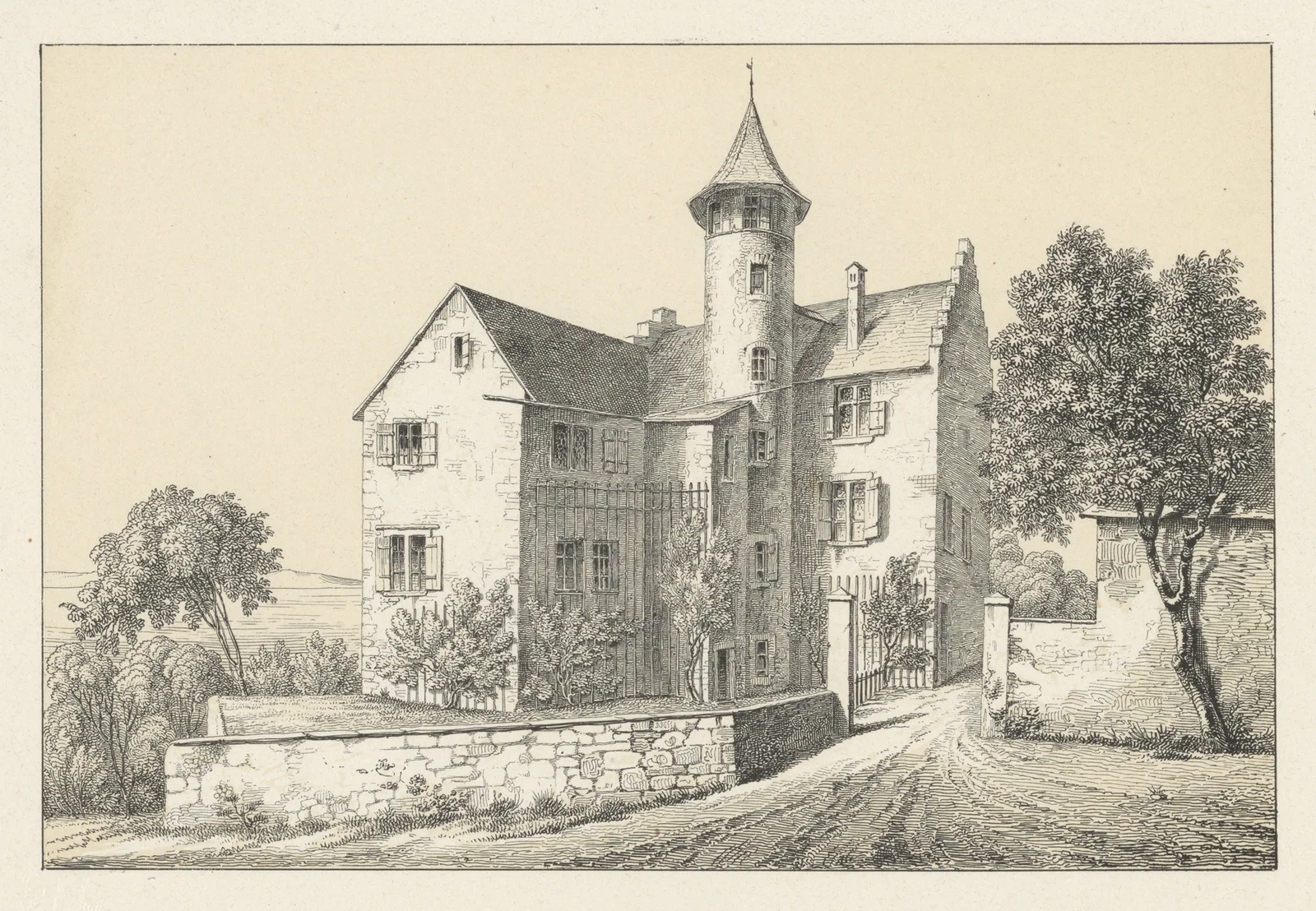 Warteck (Wyken) av Johann Friedrich Wagner