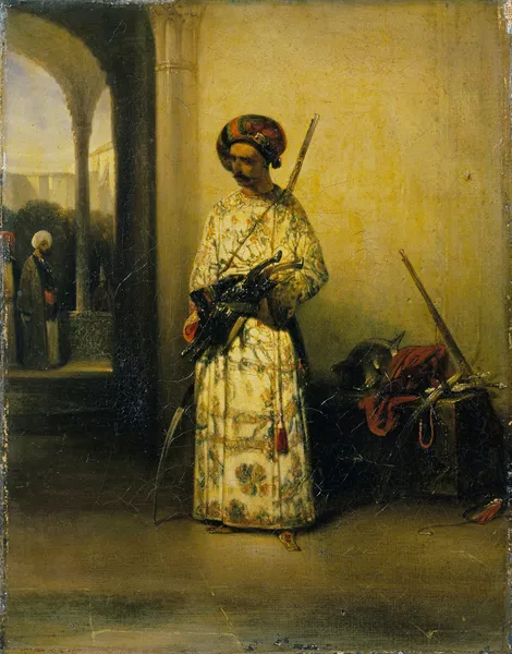 Soldier of the Guard of a Vizier av Alexandre-Gabriel Decamps