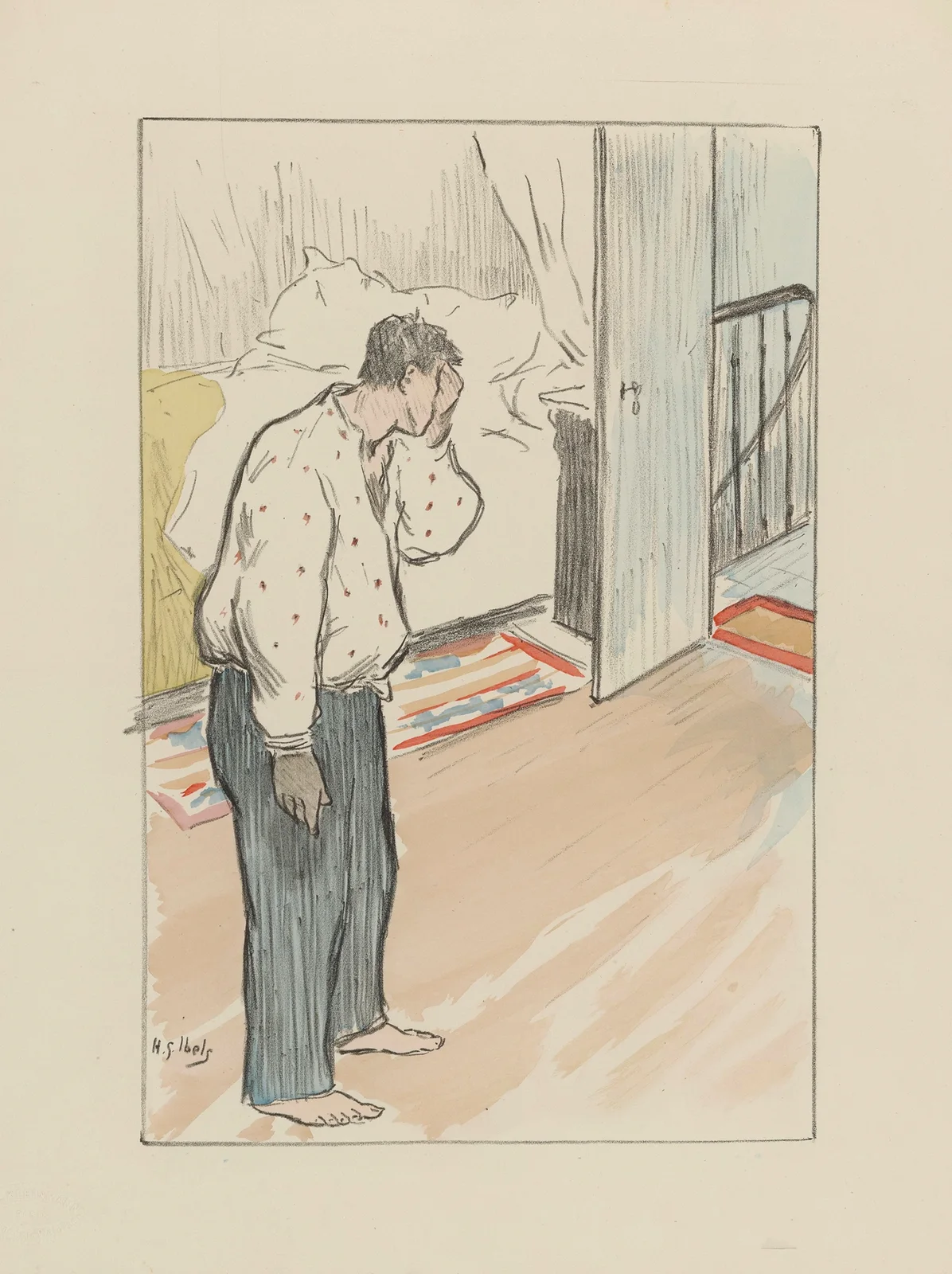 Amoureux!, 1893 av Henri-Gabriel Ibels