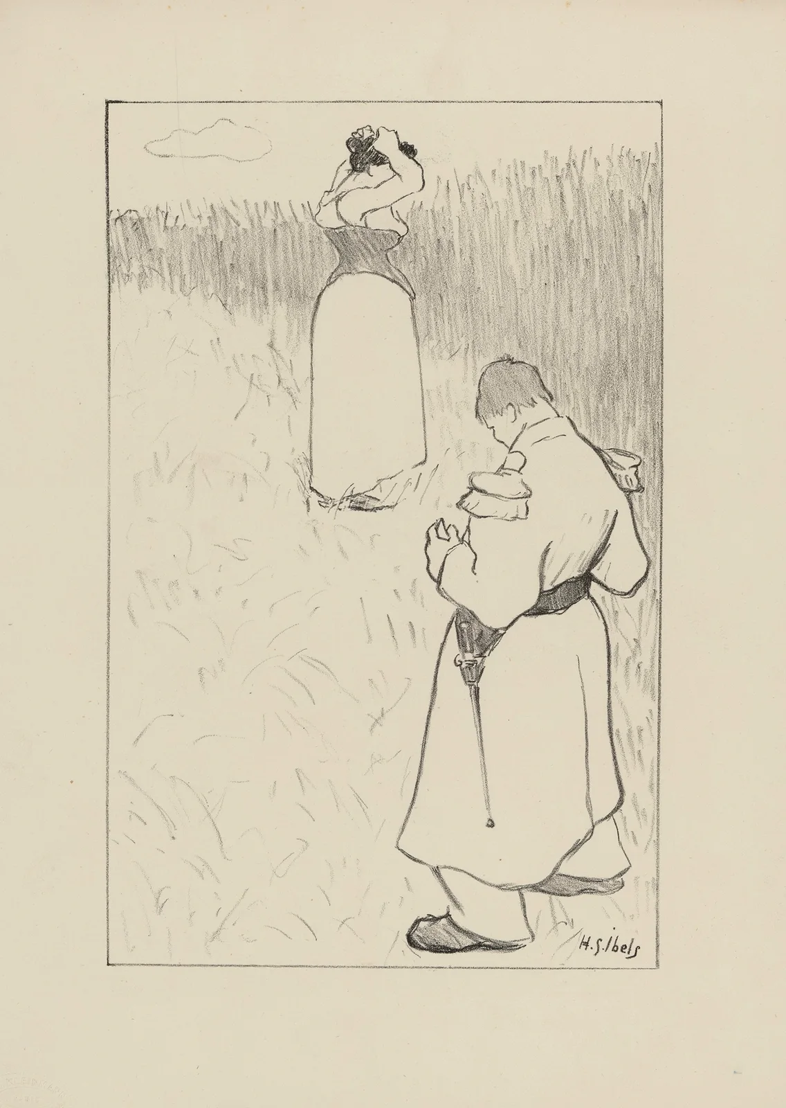 Amoureux av Henri-Gabriel Ibels