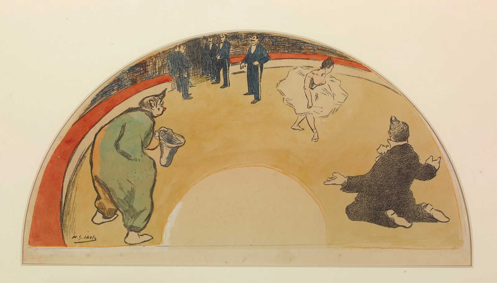 Au Cirque av Henri-Gabriel Ibels