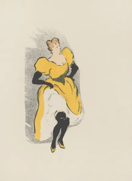 La Valse – des – Bas – Noirs – Chanson – Créée par – Daubreuil av Henri-Gabriel Ibels