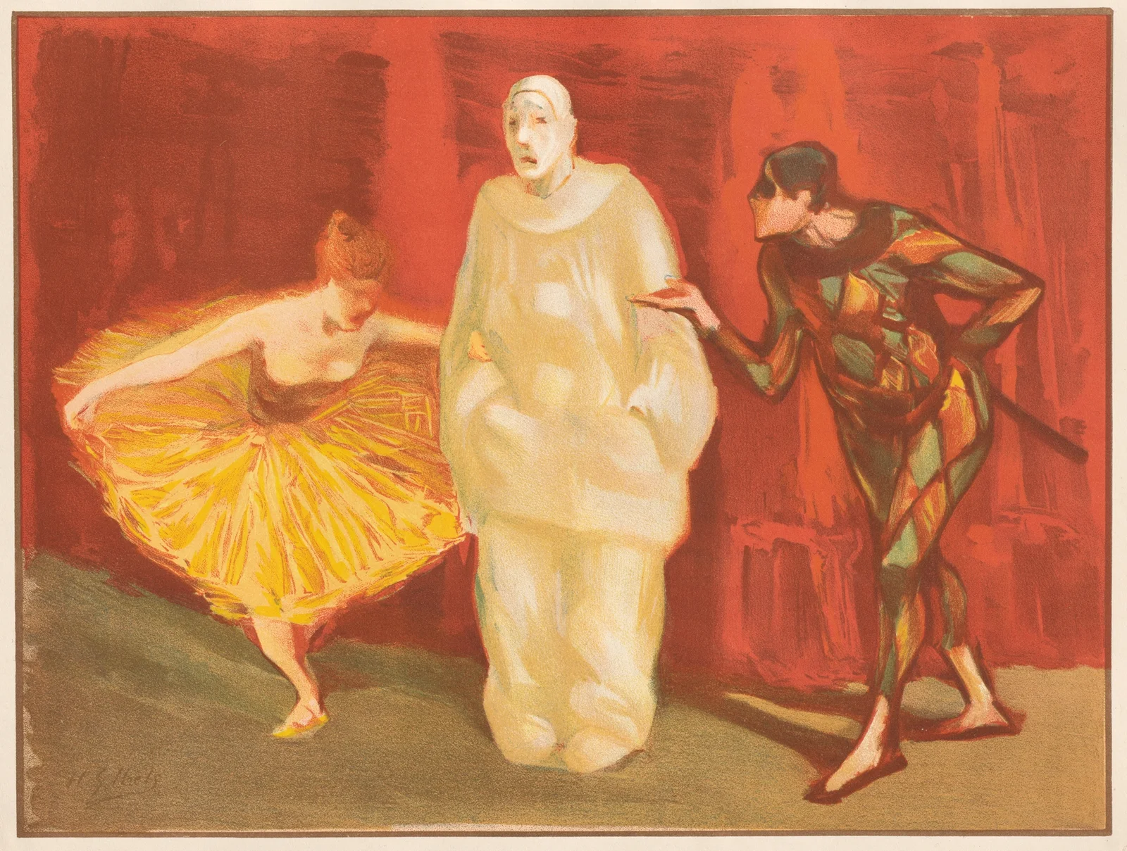Pantomime av Henri-Gabriel Ibels