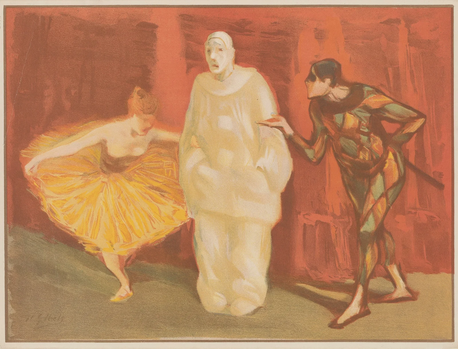 Pantomime av Henri-Gabriel Ibels