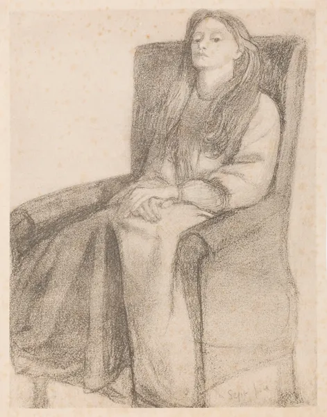 Elizabeth Siddal – nr 2 av Dante Gabriel Rossetti