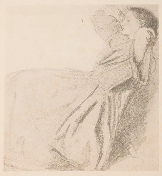 Elizabeth Siddal – nr 3 av Dante Gabriel Rossetti
