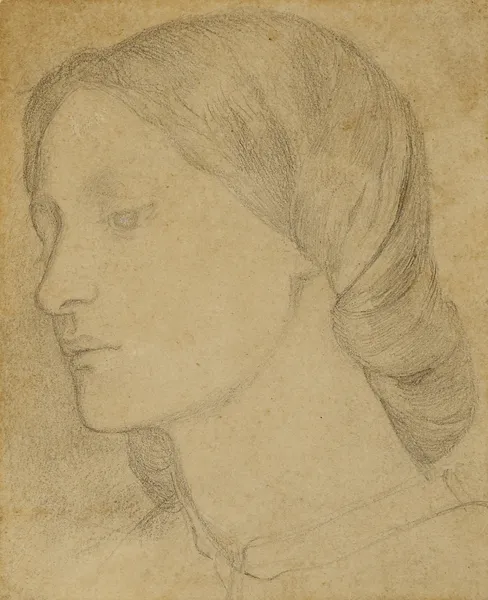 Elizabeth Siddal av Dante Gabriel Rossetti