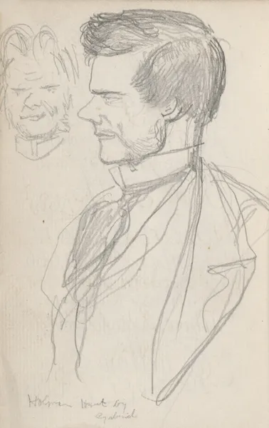 Holman Hunt av Dante Gabriel Rossetti