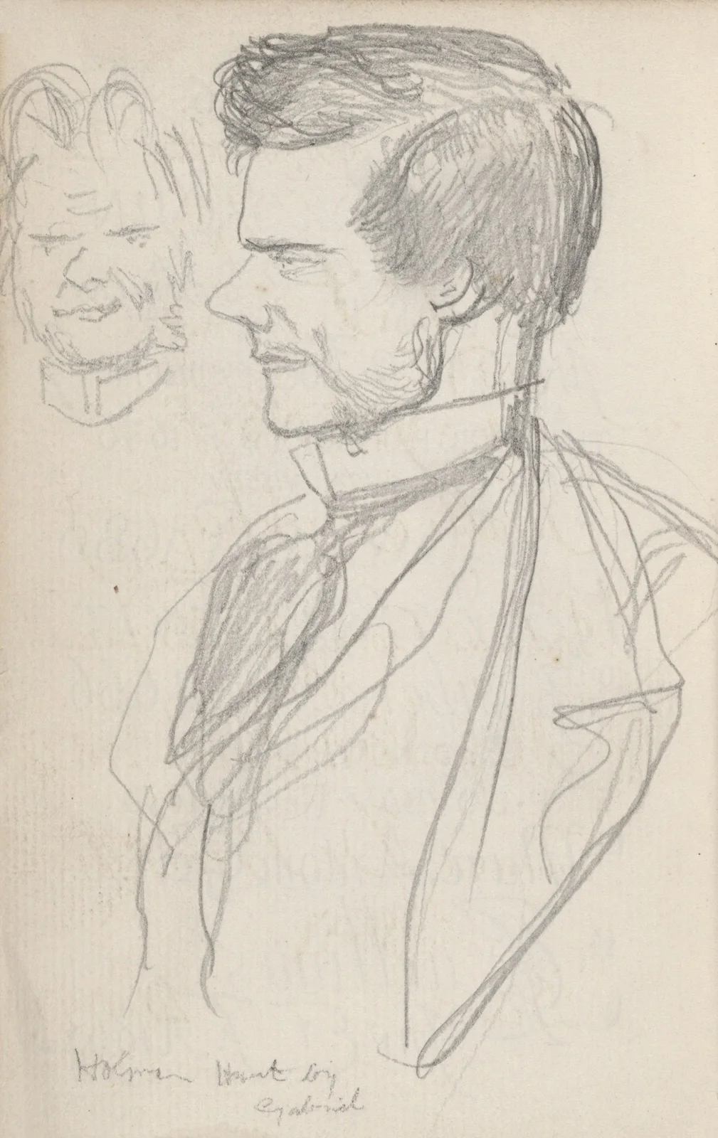 Holman Hunt av Dante Gabriel Rossetti