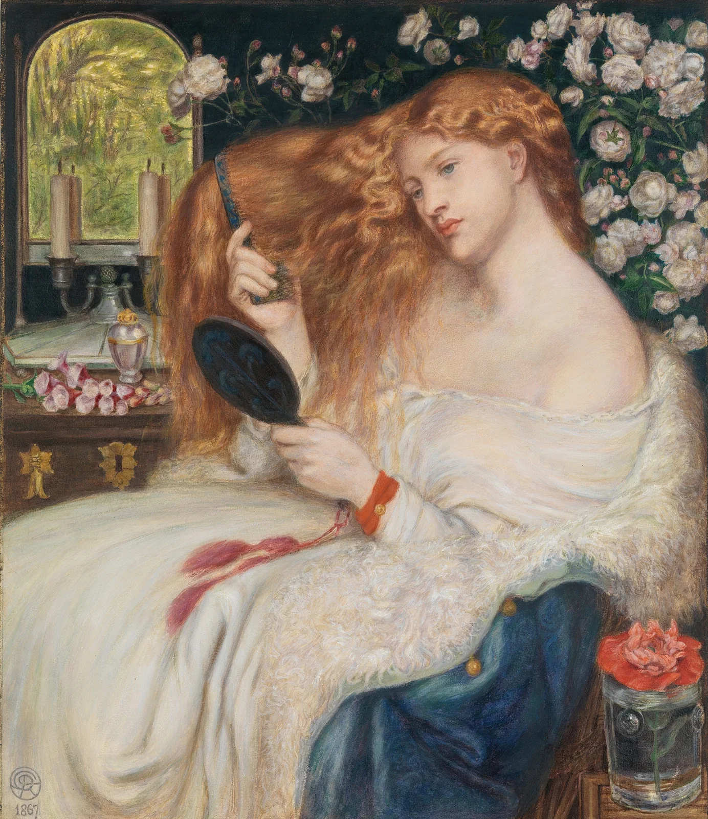 Lady Lilith av Dante Gabriel Rossetti