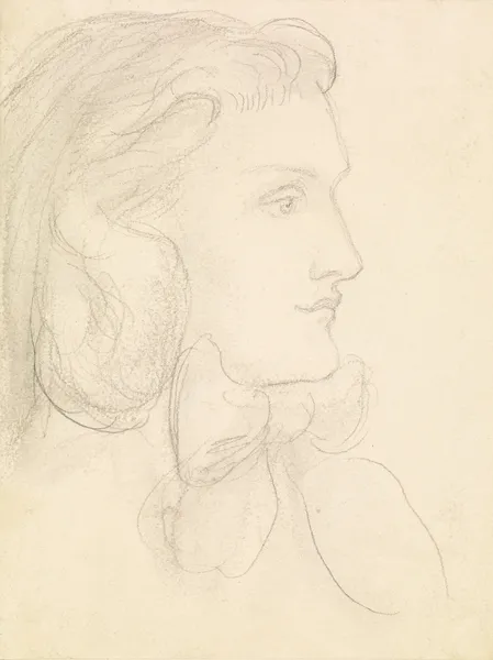 Portrait of Mrs Beyer av Dante Gabriel Rossetti