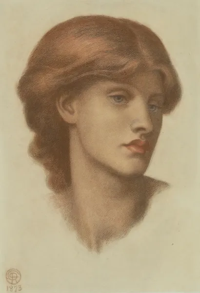 Study of Alexa Wilding av Dante Gabriel Rossetti