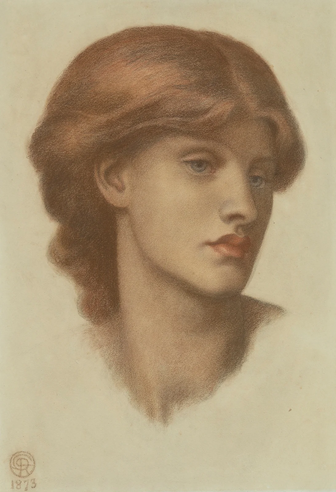 Study of Alexa Wilding av Dante Gabriel Rossetti