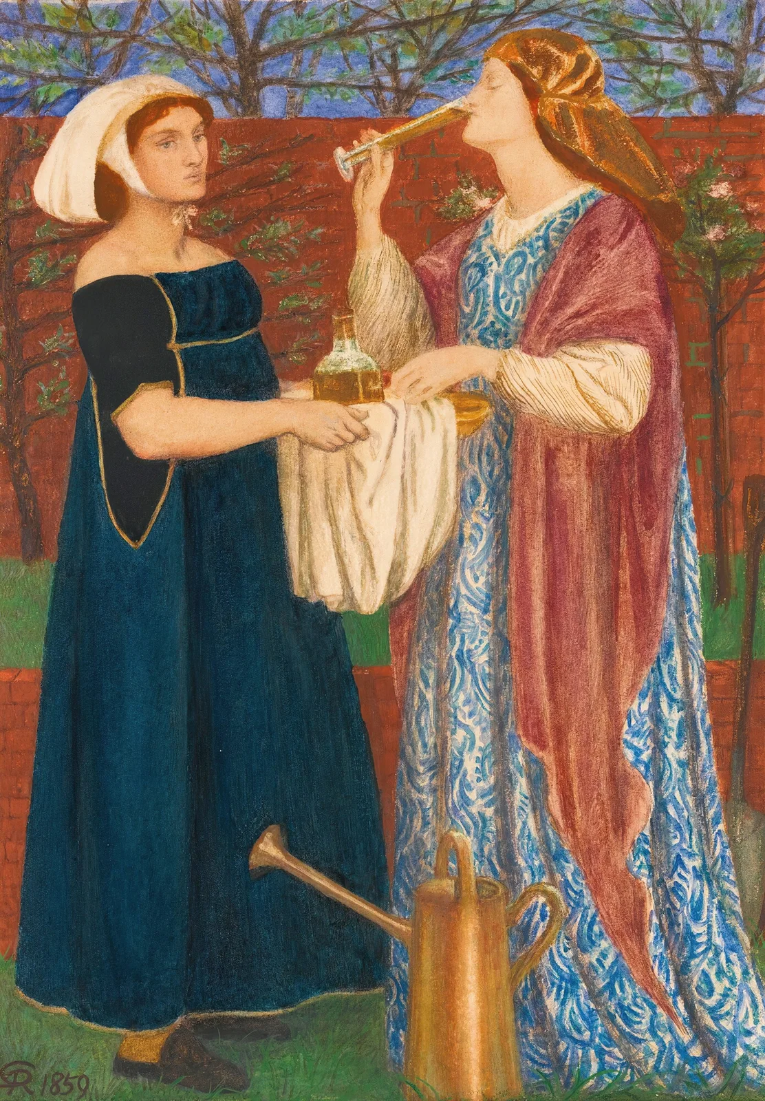 The Bower Garden av Dante Gabriel Rossetti