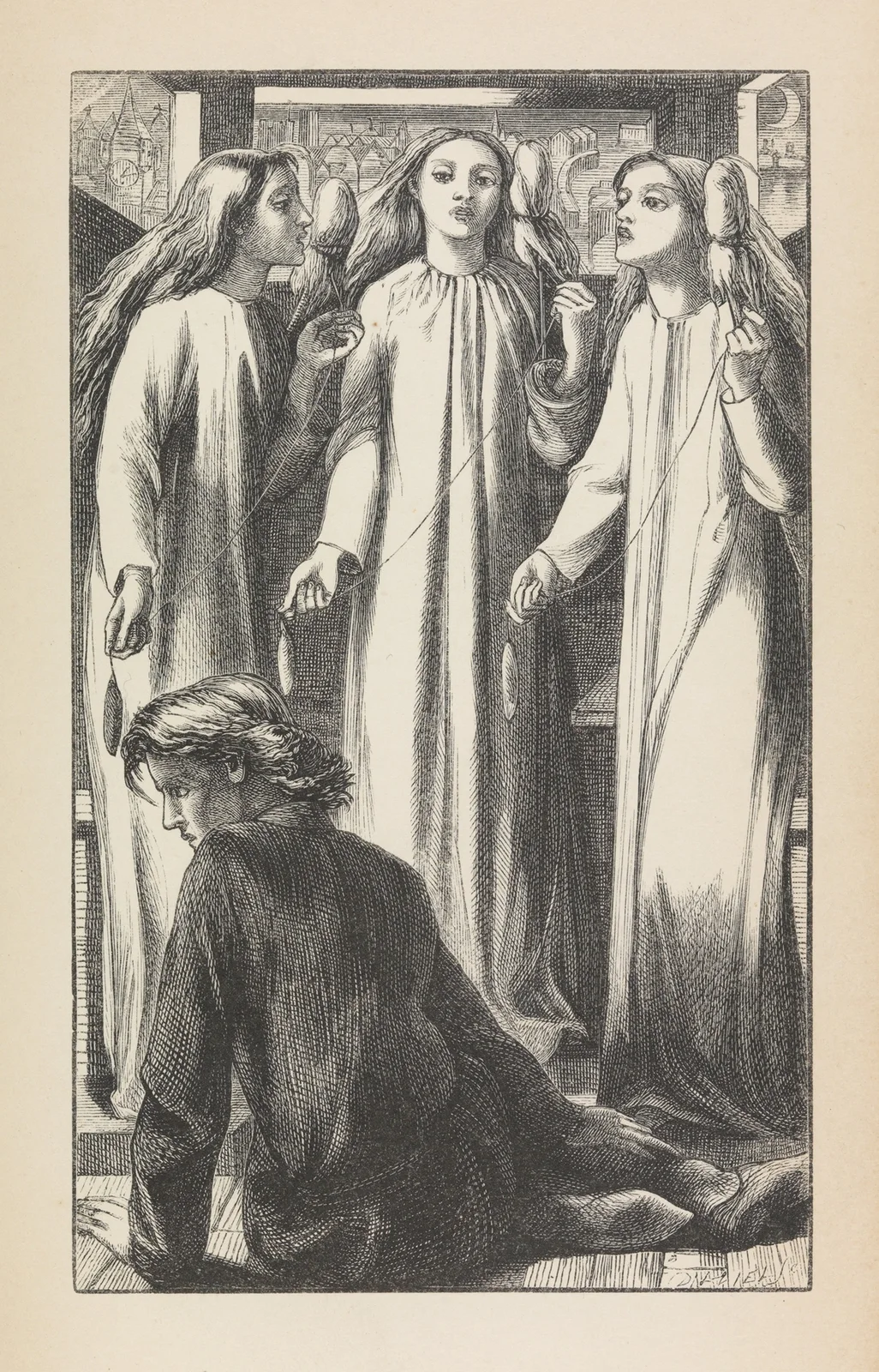 The Music Master av Dante Gabriel Rossetti