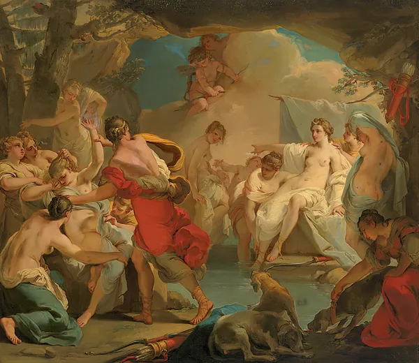 Diana and Callisto av Gaetano Gandolfi