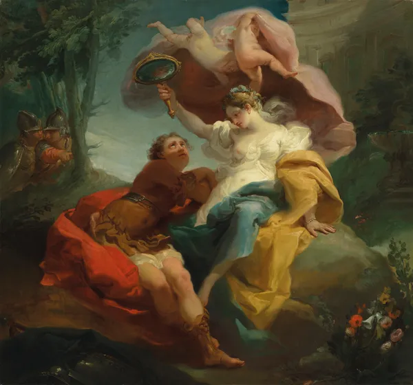 Rinaldo and Armida in the Garden of Delights av Gaetano Gandolfi