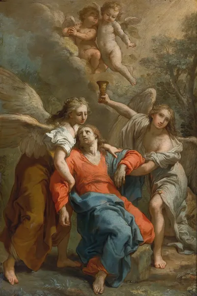 The Agony Of Christ av Gaetano Gandolfi