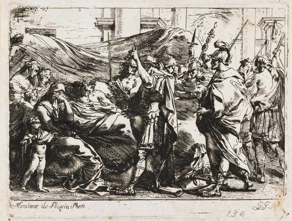 The Death of Germanicus av Gaetano Gandolfi