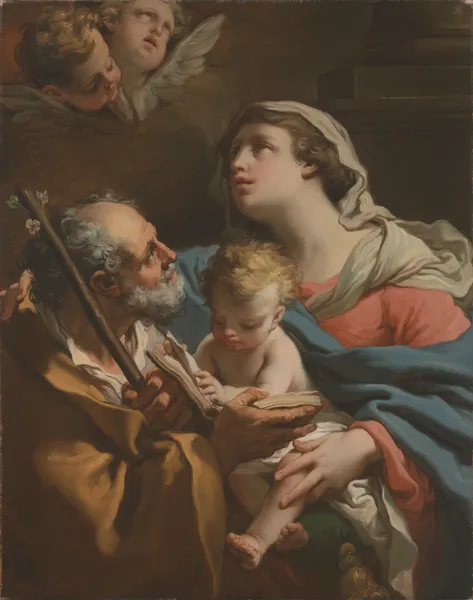 The Holy Family, 1776 av Gaetano Gandolfi