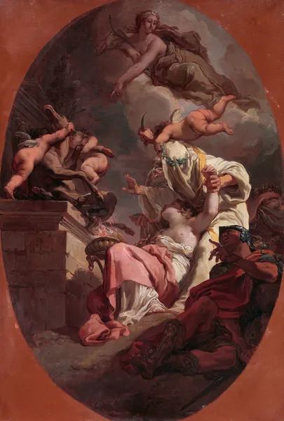 The Sacrifice of Iphigenia av Gaetano Gandolfi