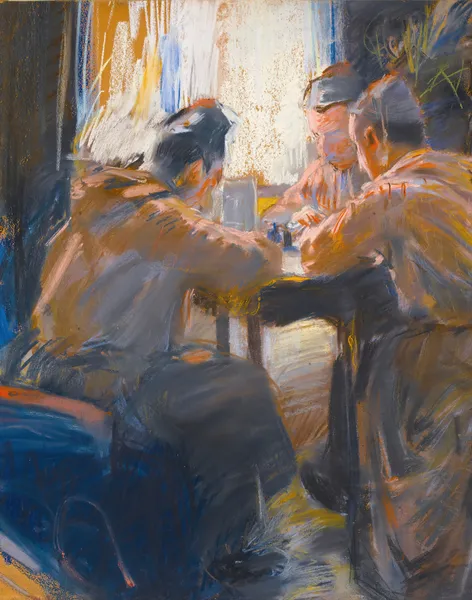 The Card Players av Akseli Gallen-Kallela