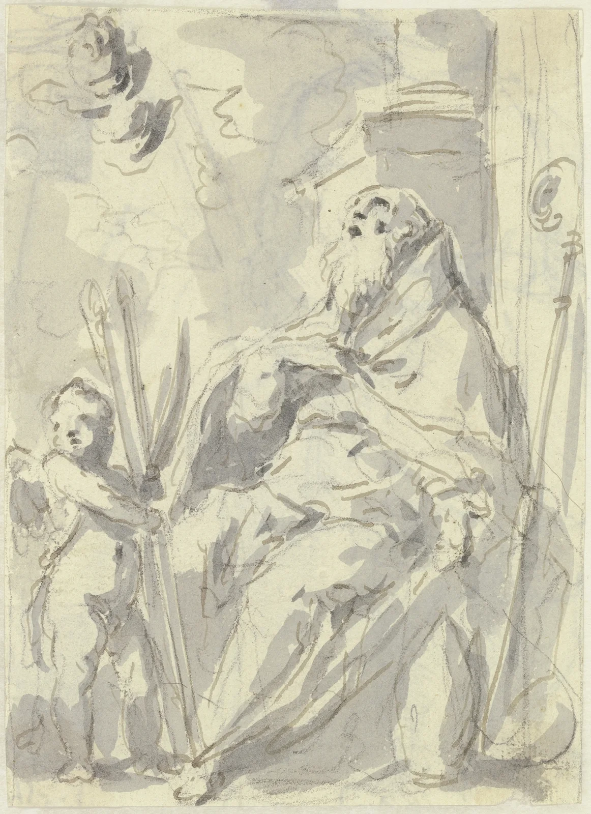 Holy bishop av Gaspare Diziani