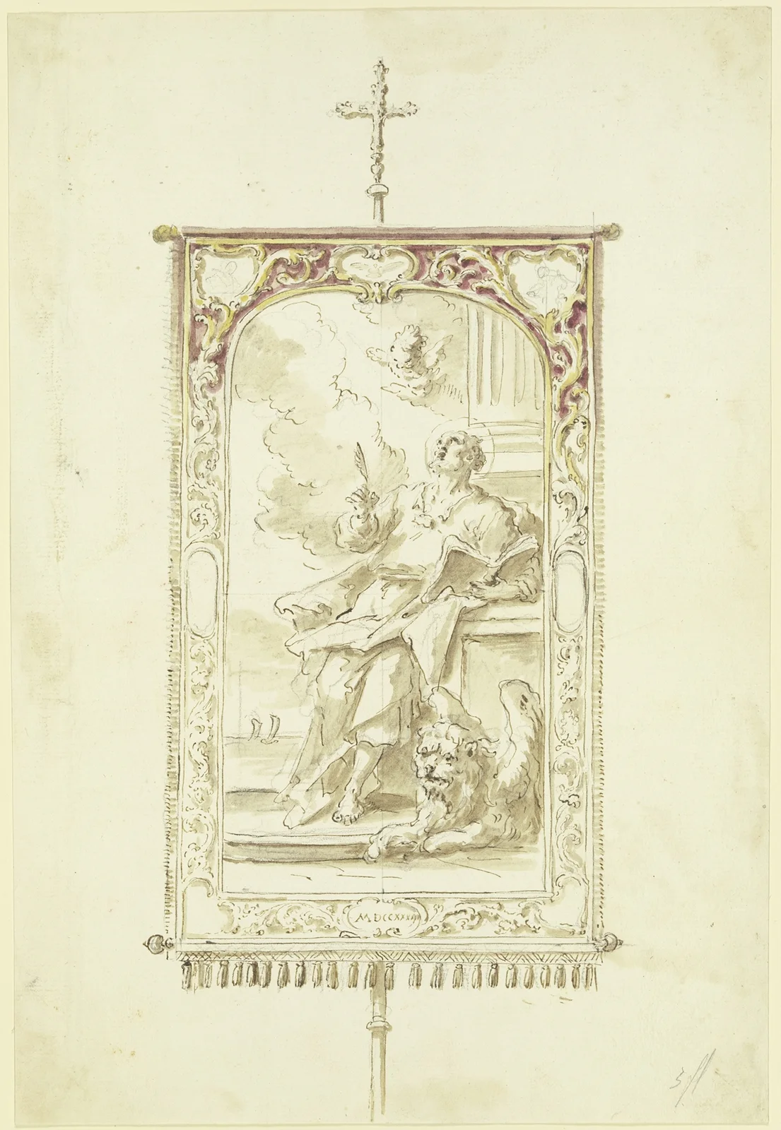 Mark the Evangelist av Gaspare Diziani
