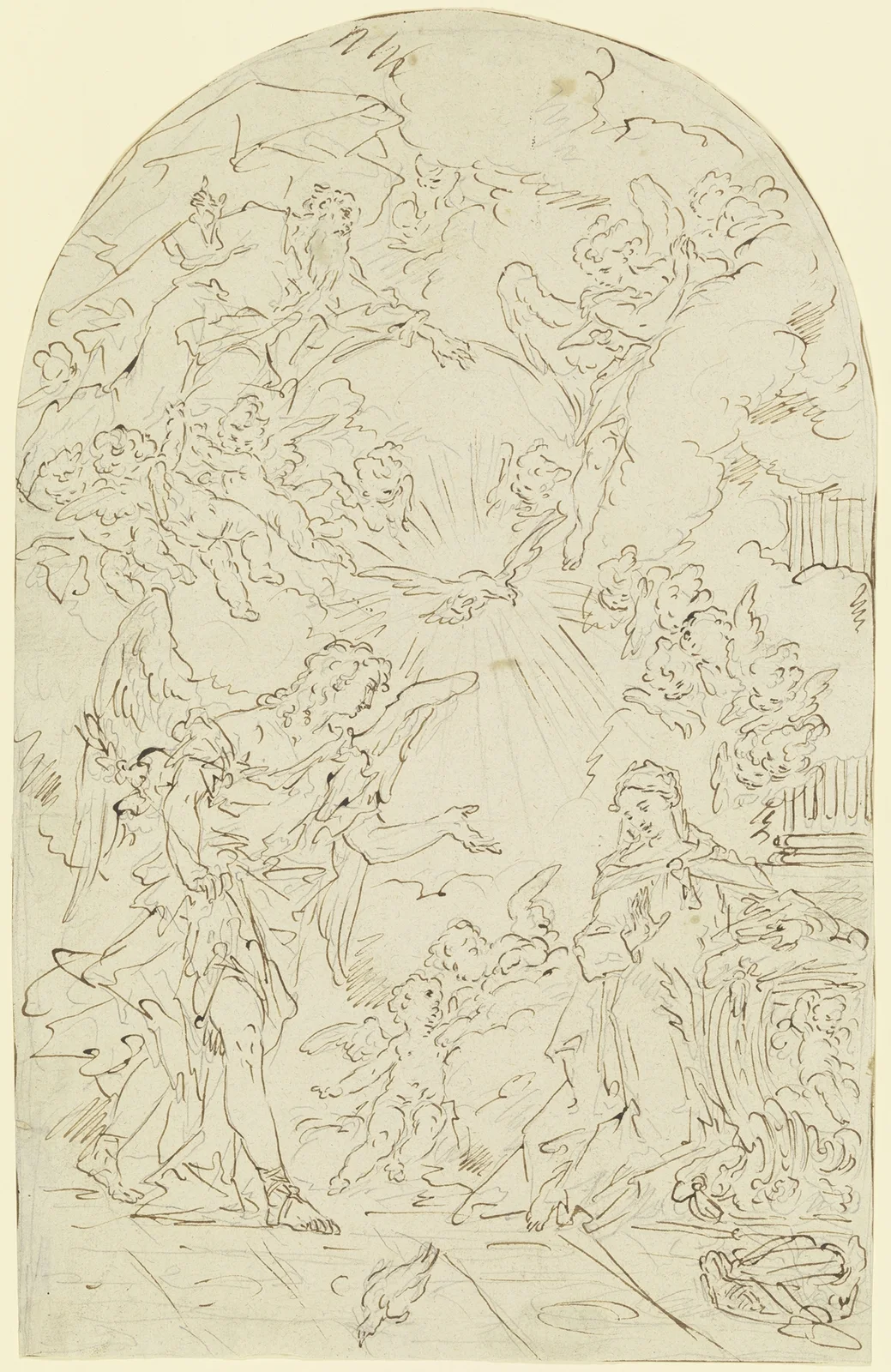 The Annunciation av Gaspare Diziani