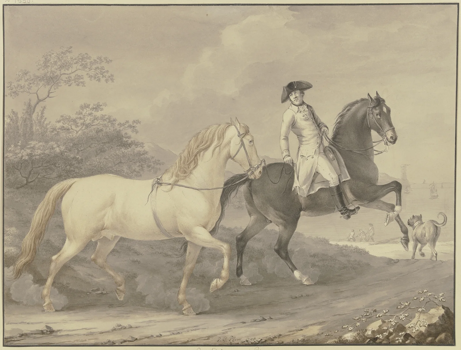 Danish horses av Johann Georg Pforr