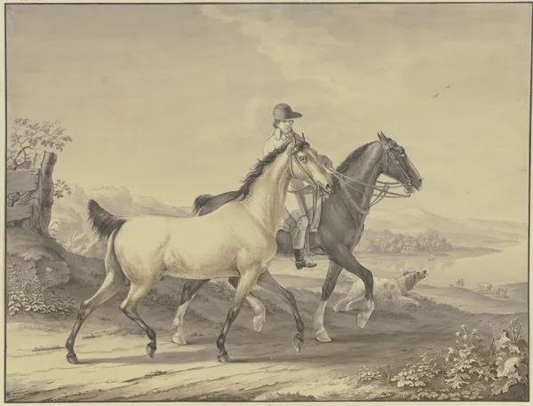 English horses av Johann Georg Pforr