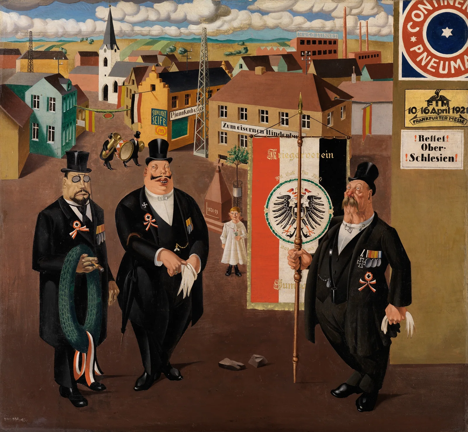 Kriegerverein av Georg Scholz
