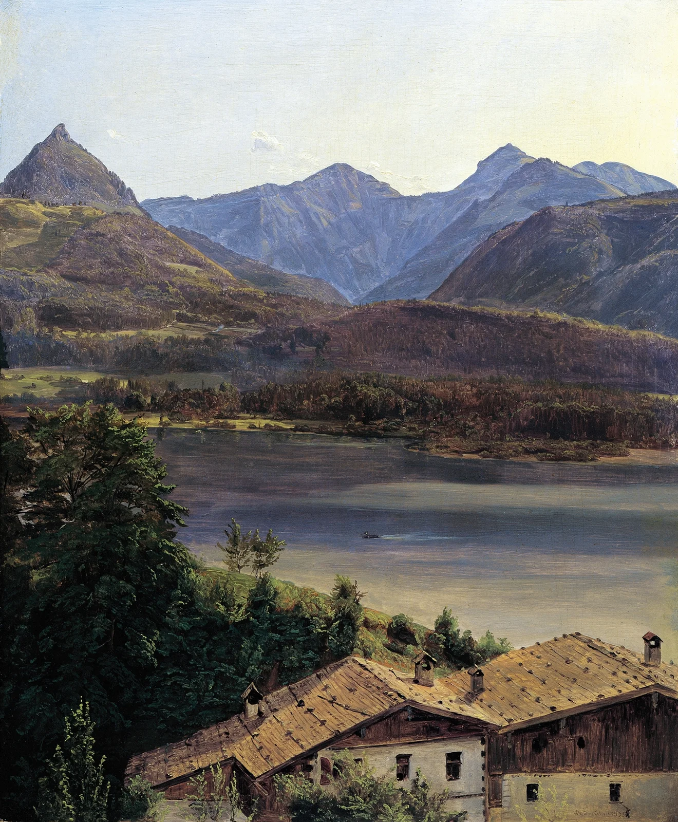 Der Wolfgangsee av Ferdinand Georg Waldmüller