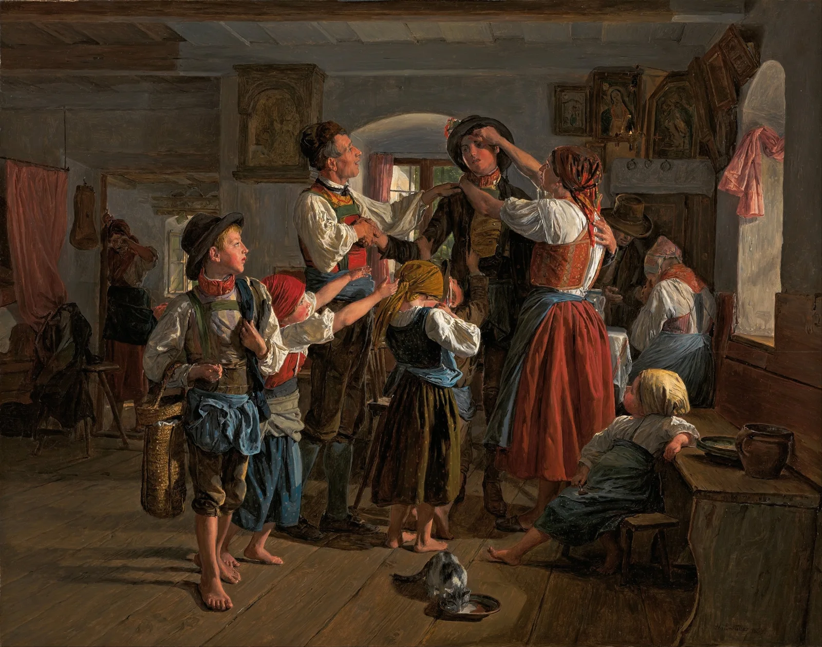 The Conscript’s Farewell av Ferdinand Georg Waldmüller