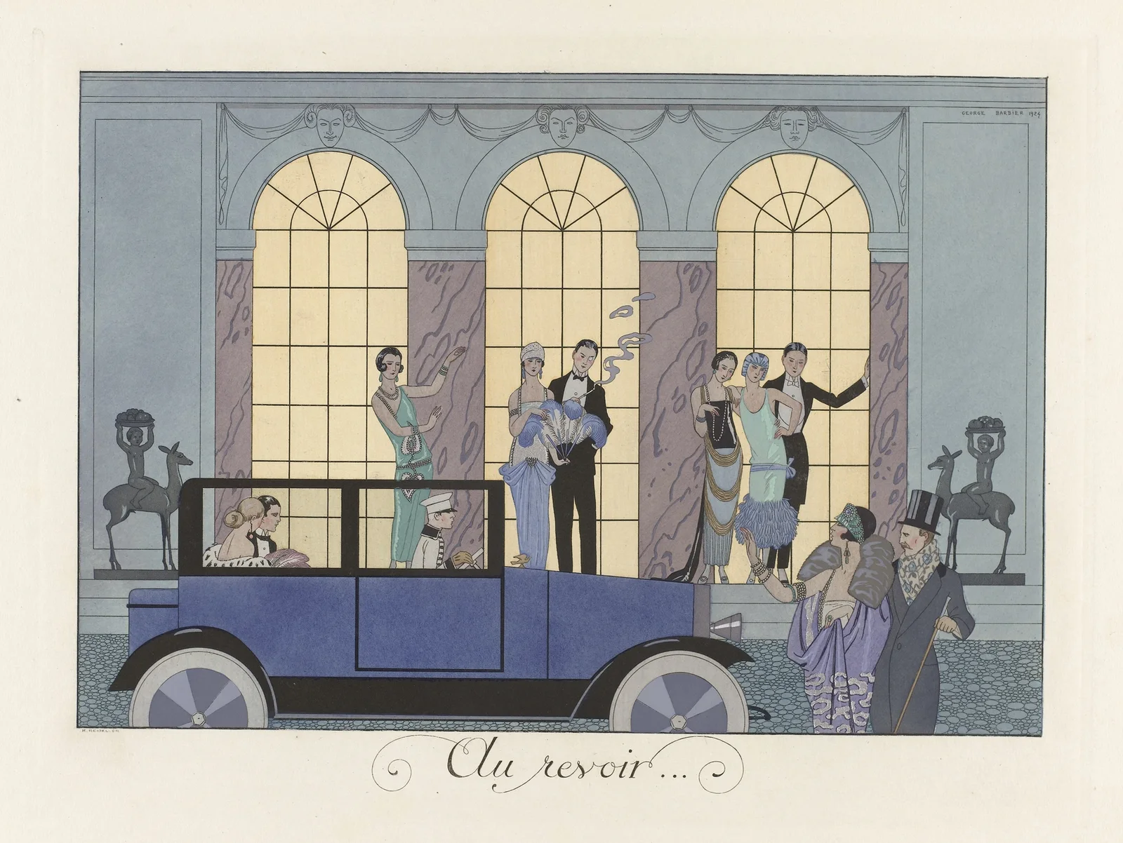 Au revoir av George Barbier