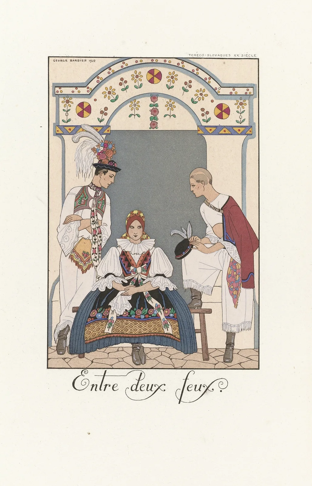 Entre deux feux av George Barbier