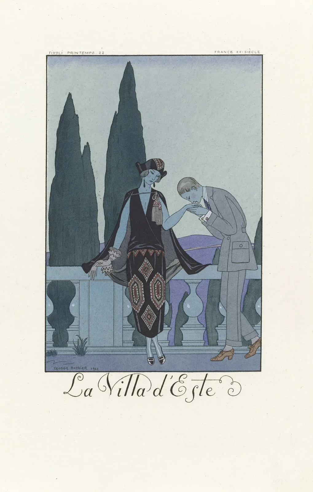 La Villa d’Este av George Barbier