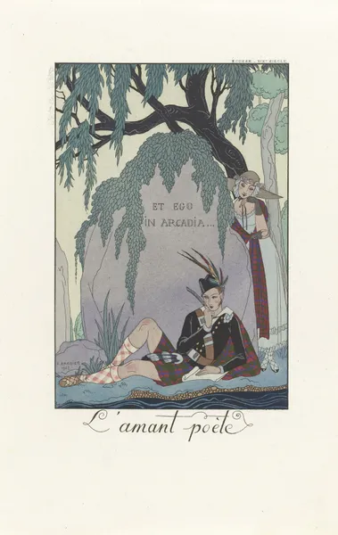 L’amant poète, 1923 av George Barbier
