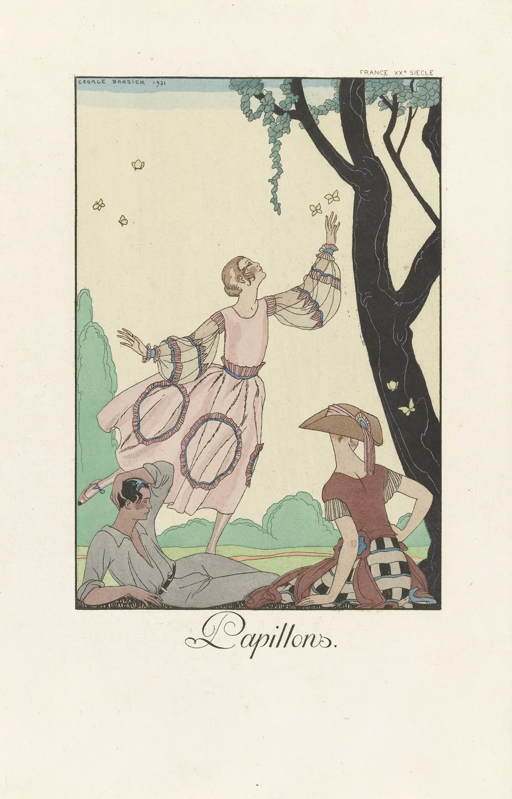 L’amant poète, 1922 av George Barbier