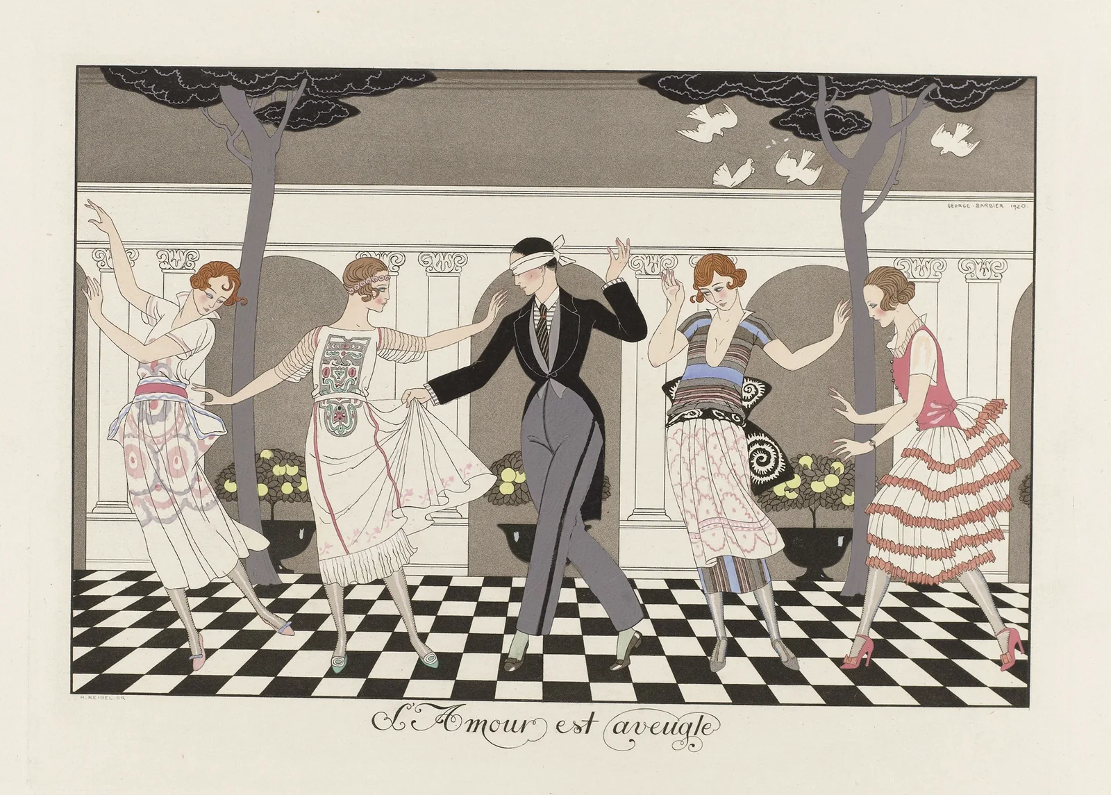L’Amour est aveugle av George Barbier