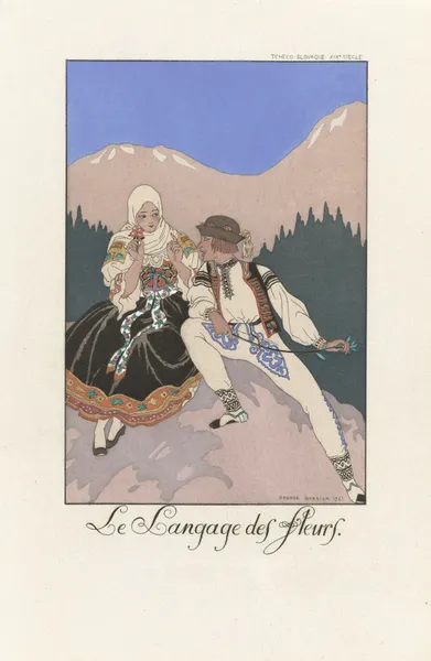 Le Langage des Fleurs av George Barbier