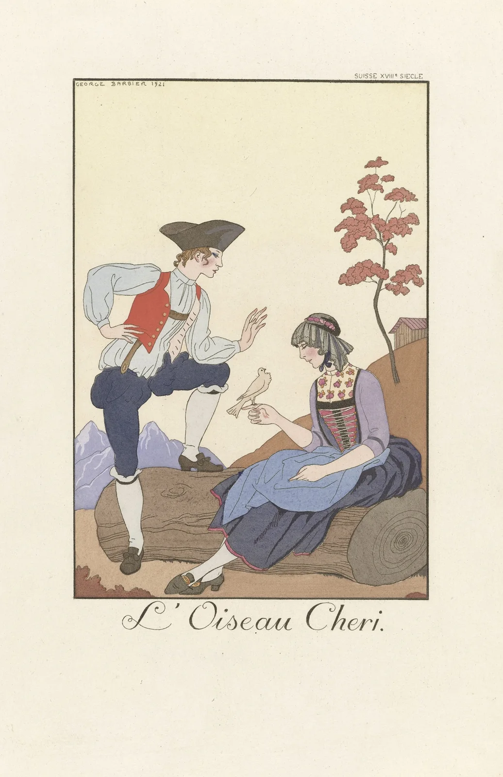 L’Oiseau Cheri av George Barbier